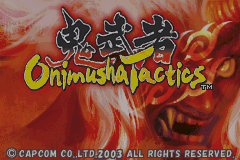 Onimusha Tactics Title Screen
